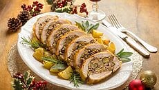 cappone ripieno al forno