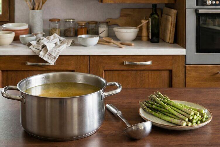 brodo per risotto con asparagi brodo per risotto con asparagi