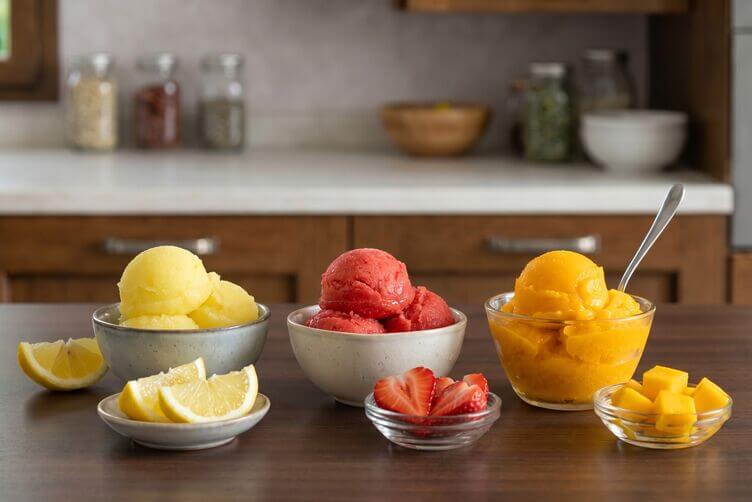 Sorbetti di frutta: il piacere fresco e leggero dell’estate sorbetti di frutta