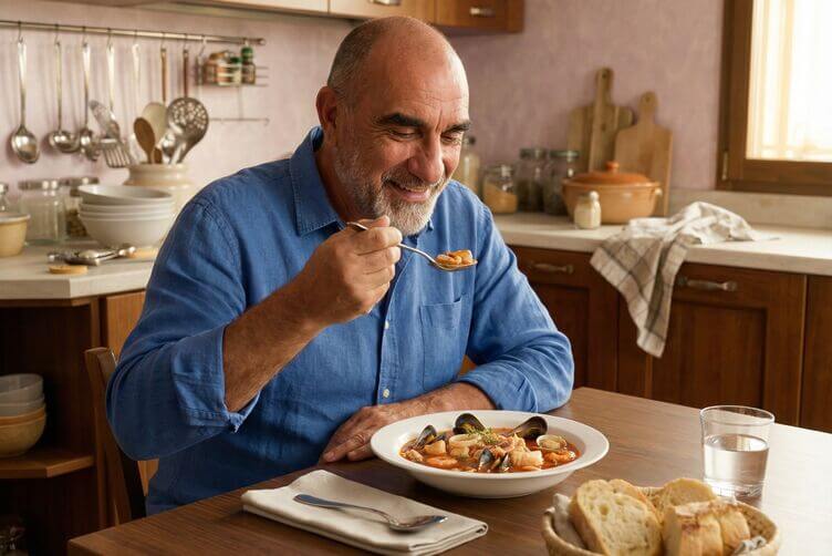 gabri che mangia la zuppa di pesce gabri che mangia la zuppa di pesce