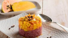 Tartara di manzo ai frutti tropicali, un secondo esotico