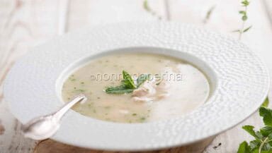 Crema di pollo alla menta