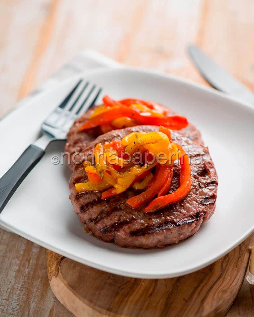 Hamburger e peperoni