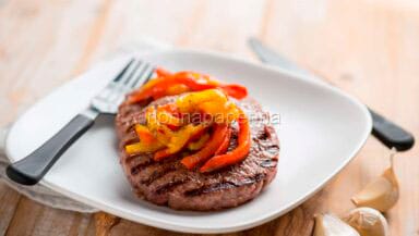 Hamburger e peperoni