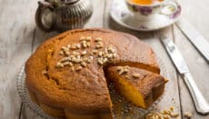Torta di carote e pinoli