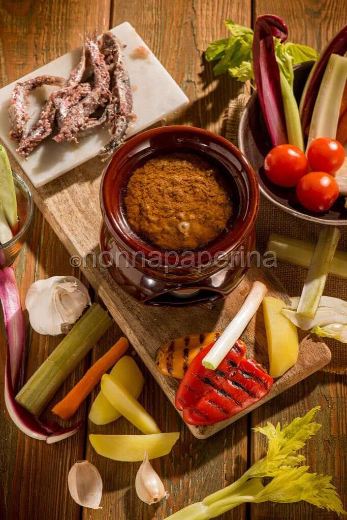 bagna cauda nel fujot Bagna Cauda rivisitata