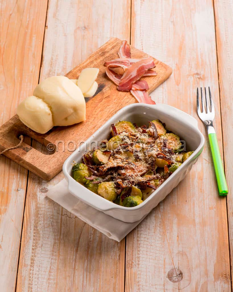 Cavolini di Bruxelles gratinati