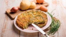 Frittata con agretti o barba di frate, tradizione contadina
