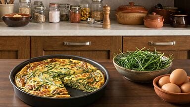 frittata con agretti