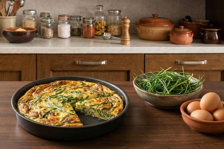 frittata con agretti