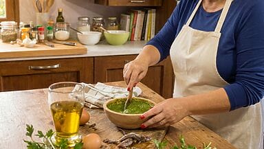 preparazione salsa verde