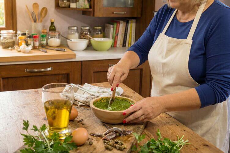 preparazione salsa verde