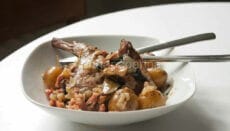 coniglio all alloro