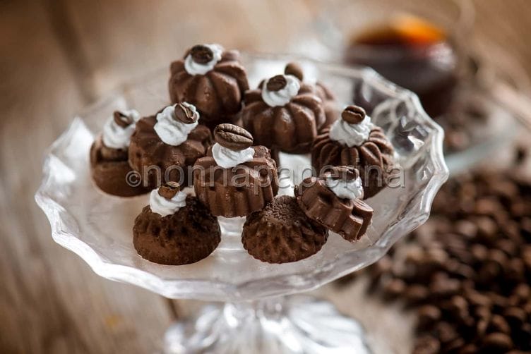 Formine di crema al caffe