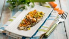 Lavarello ai porri, una delizia profumata e molto gustosa