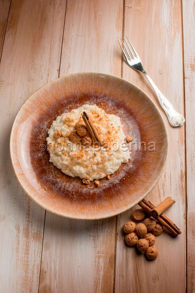 Risotto al profumo di amaretto