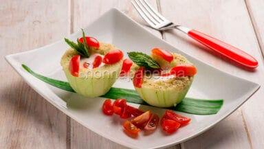 Tronchetti di cetrioli al formaggio