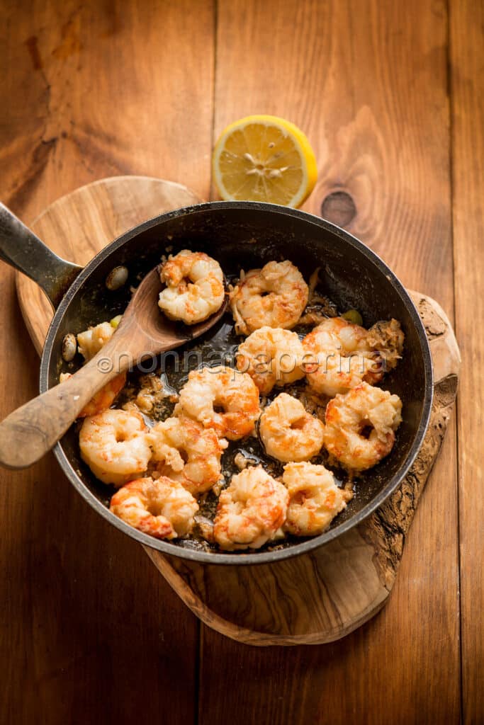 Gamberoni alla mugnaia