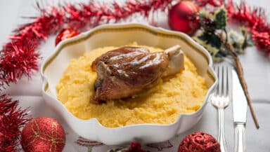 Stinco con polenta