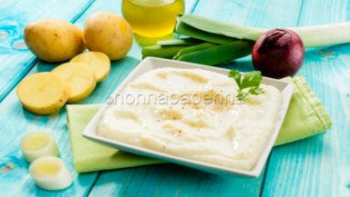 zuppa di porri e patate