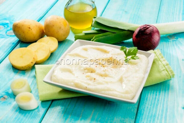 zuppa di porri e patate