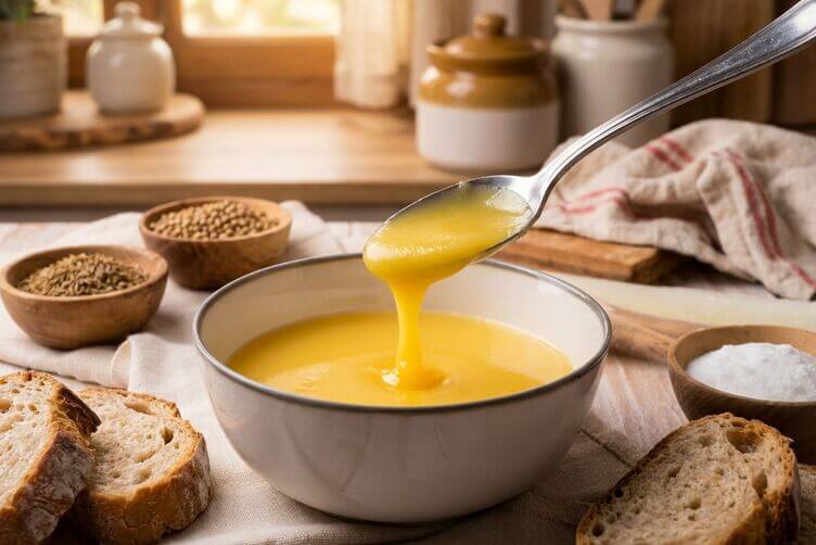 burro chiarificato liquido