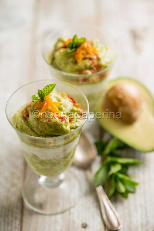 Mousse di avocado e caprino