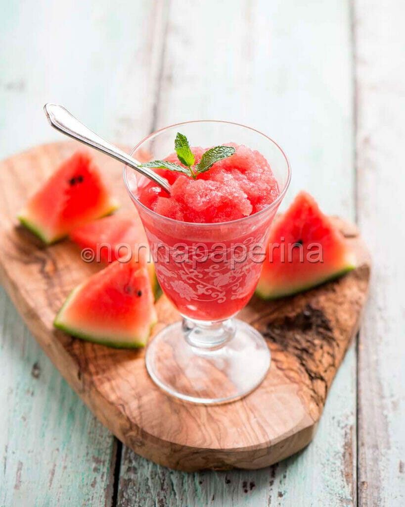 Sorbetto all’anguria