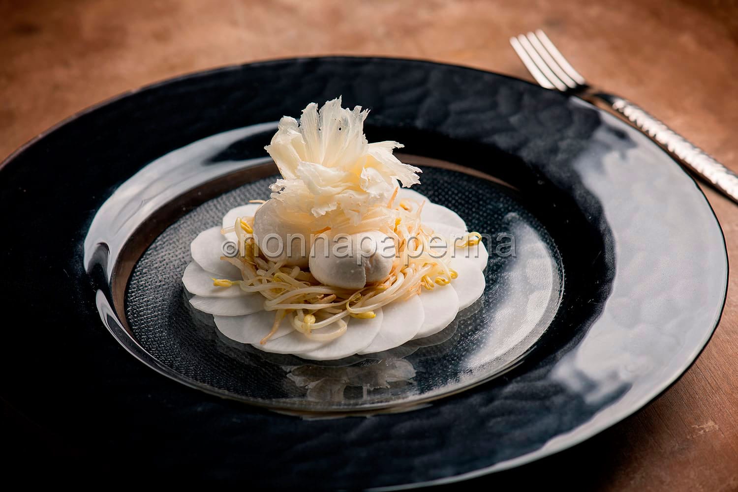 Daikon e germogli di soia