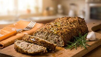 Polpettone con patate e carne