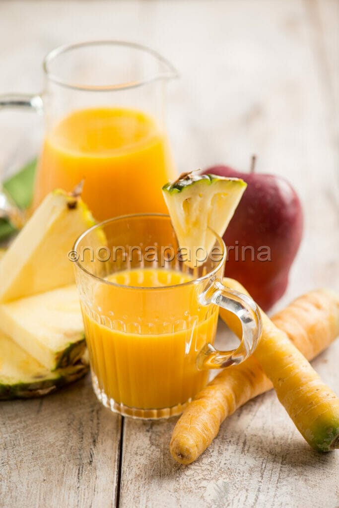 Smoothie con carote e mele