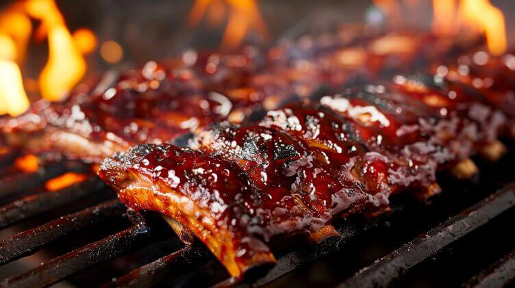 costine di maiale alla griglia