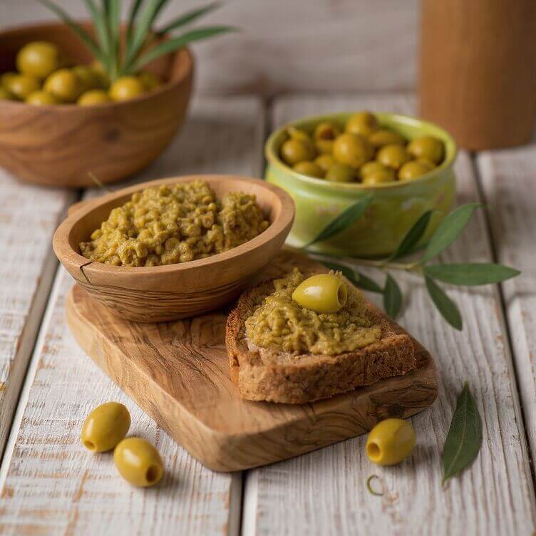 pate di olive verdi