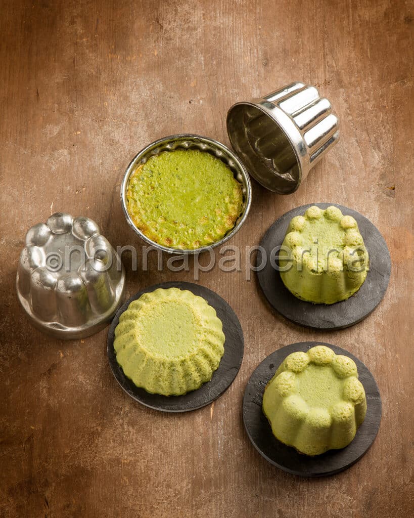 Piccoli sformati di cavolini di Bruxelles