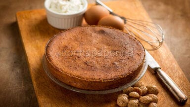 Torta alla ricotta e amaretti