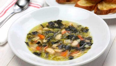 Zuppa di ortaggi a vapore