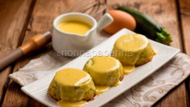 Flan di zucchine e menta