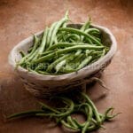 Pickled green beans, a delicious preserve in the pantry