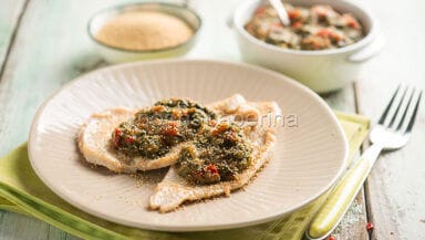 Pollo in salsa di amaranto