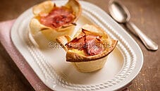 Delicato Tortino di ricotta e prosciutto cotto