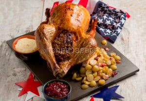 Tacchino ripieno al forno Tacchino ripieno al forno