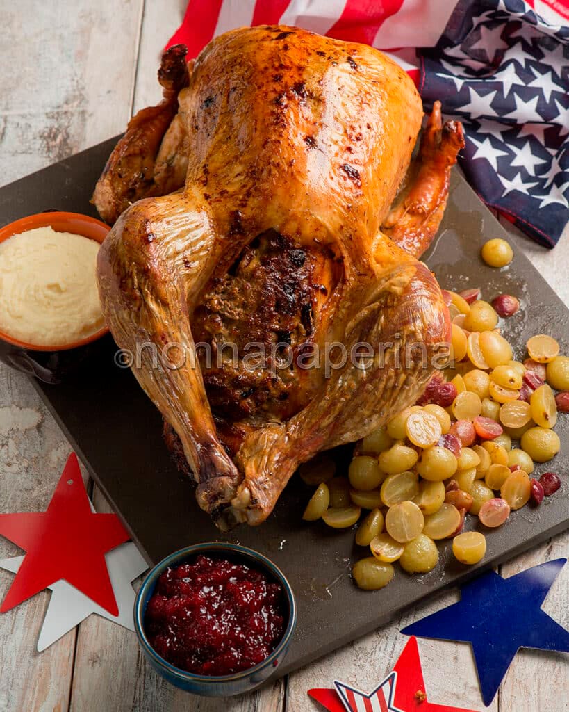 Tacchino ripieno al forno