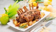 Carrè di agnello al forno, un secondo elegante