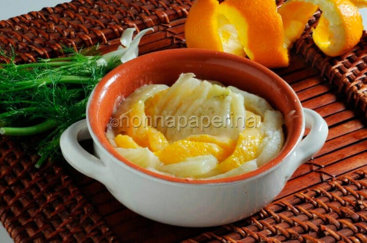 Gratin di finocchi e arance