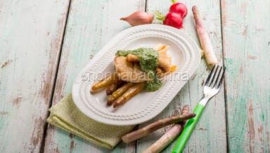Merluzzo con asparagi