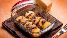 Gnocchi alla romana con radicchio : da leccarsi i baffi!