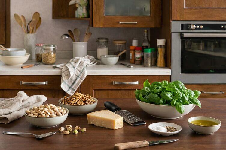 pesto di pistacchi ingredienti