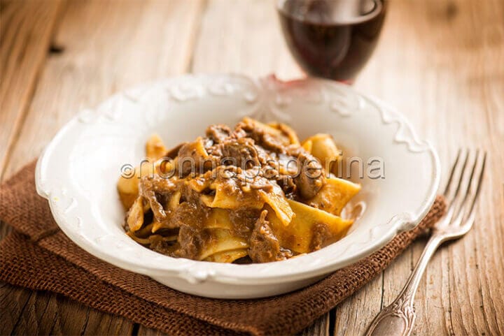 Pappardelle Al Cinghiale, Piatto Tipico Toscano