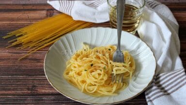Spaghetti alla bottarga di muggine
