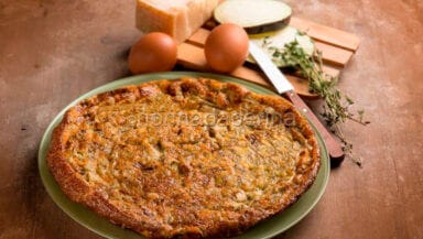 Frittata al forno con le melanzane